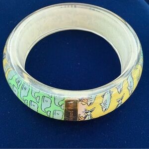 Vineyard Vines Beach Bangle in Green Yellow Pink Whale Mermaid Shark